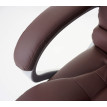 Fauteuil de bureau pro Blackborn, chaise de massage, fauteuil directorial, similicuir ~ marron