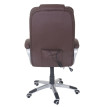 Fauteuil de bureau pro Blackborn, chaise de massage, fauteuil directorial, similicuir ~ marron