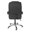 Fauteuil de bureau pro Blackborn, chaise de massage, fauteuil directorial, similicuir ~ noir
