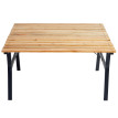 Table de jardin Granada II, table en bois dur d'eucalyptus, 60x105x80cm