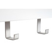 Garde-robe murale Almelo, liston de garde-robe, vestiaire, bois de pin, 72cm ~ blanc