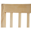 Garniture de salle à manger Harstad, table + 4 chaises, pin ~ nature avec 4 coussins vert