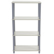 2x étagère Hempton, étagère indépendante de ménage / rack, chêne clair ~ 4 tablettes