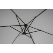 Parasol de mur Casoria, parasol déporté pour balcon ou terrasse, 3m inclinable ~ sable