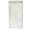 Commode Duran, commode à tiroirs, armoire, 3 tiroirs, style shabby, vintage 54x33x26cm ~ blanc