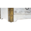 Commode Duran, commode à tiroirs, armoire, 3 tiroirs, style shabby, vintage 54x33x26cm ~ blanc