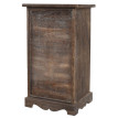 Commode Asti, armoire, tiroir vitrine, style shabby, vintage 63x34x29cm ~ marron