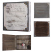 Boîte à clés Virginia T209 coffret mural rangement shabby chic vintage ~ gris