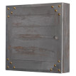 Boîte à clés Virginia T209 coffret mural rangement shabby chic vintage ~ gris