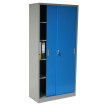 Meuble-classeur Boston T131, vestiaire, placard en métal, 43kg 180x85x40cm ~ bleu