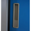 Meuble-classeur Boston T131, vestiaire, placard en métal, 43kg 180x85x40cm ~ bleu