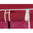 Armoire penderie pliante tissu de camping 173x135x45cm ~ rouge