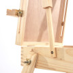 chevalet de peintre pliable en coffre pour atelier et extérieur, chevalet de table