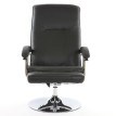 Fauteuil de massage / chaise-longue Apia II, rotatif, cuir, noir