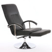 Fauteuil de massage / chaise-longue Apia II, rotatif, cuir, noir