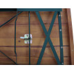 Ensemble salon de jardin Bregenz pliable bois verni 115cm