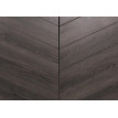 Sideboard HWC-M50, Armoire Commode Highboard Buffet, bois massif de manguier 94x151x40cm - gris foncé