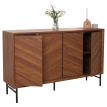 Sideboard HWC-M50, Armoire Commode Highboard Buffet, bois massif de mangue 94x151x40cm - brun