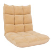 Fauteuil de sol HWC-N43, fauteuil de relaxation Coussin de sol Fauteuil pliant 6 positions de relaxation, structure stab
