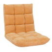 Fauteuil de sol HWC-N43, fauteuil de relaxation Coussin de sol Fauteuil pliant 6 positions de relaxation, structure stab