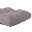 Fauteuil de sol HWC-N45, fauteuil-lit pliable Fauteuil fonctionnel, fonction sommeil pliable cadre acier velours - gris