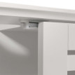 Meuble sous-lavabo HWC-B41, armoire basse de salle de bain avec compartiment de rangement, bambou MDF 60x60x30cm - blanc