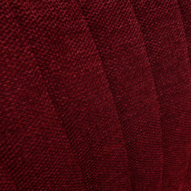 Lot de 2 tabourets de bar HWC-M67, chaise de bar, avec accoudoirs repose-pieds pivotant tissu/textile fer - bordeaux pie