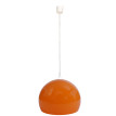 Suspension HWC-M34, lampe à suspendre Lampe, Ø 40cm écran, plastique - orange