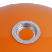 Suspension HWC-M34, lampe à suspendre Lampe, Ø 40cm écran, plastique - orange