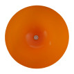 Suspension HWC-M34, lampe à suspendre Lampe, Ø 40cm écran, plastique - orange