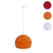 Suspension HWC-M34, lampe à suspendre Lampe, Ø 40cm écran, plastique - orange