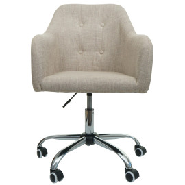 Chaise de bureau HWC-L92, chaise pivotante chaise de bureau chaise d'ordinateur fauteuil de bureau chaise, avec accoudoi