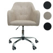 Chaise de bureau HWC-L92, chaise pivotante chaise de bureau chaise d'ordinateur fauteuil de bureau chaise, avec accoudoi
