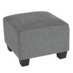 Modular Sofa-System Ensemble de canapés Lyon 6-2, tissu/textile - gris