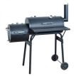 Gril / Barbecue à charbon smoker américain, 2 chambres, 112cmx63cmx116cm