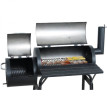 Gril / Barbecue à charbon smoker américain, 2 chambres, 112cmx63cmx116cm