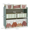 Meuble de rangement enfant BEAR vert