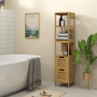 Meuble salle de bain BALI bambou bois clair