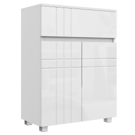 Meuble bas de salle de bain JILL blanc