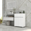 Meuble bas de salle de bain JILL blanc