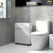 Meuble porte-papier toilette roulant SONYA blanc