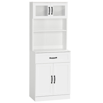 Buffet haut de cuisine ALANN blanc