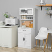 Buffet haut de cuisine ALANN blanc