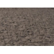 Fauteuil à bascule HWC-K10, relax, bois MVG tissu/textile Bouclé (450g/m²) ~ gris foncé, piètement naturel