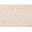 Fauteuil à bascule HWC-K10, fauteuil relax, bois MVG tissu/textile bouclé (450g/m²) ~ crème, piètement naturel
