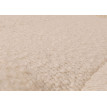 Fauteuil à bascule HWC-K10, fauteuil de relaxation, bois MVG tissu/textile bouclé (450g/m²) ~ crème, structure aspect no