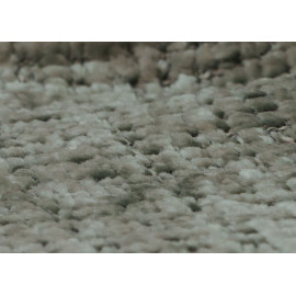 Fauteuil relax HWC-C76, rocking chair fauteuil à bascule avec pouf tissu/textile chenille (465g/m²) ~ vert, piétement fo