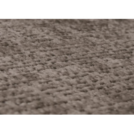 Fauteuil relax HWC-C76, fauteuil à bascule Fauteuil à bascule avec pouf Tissu/Textile Chenille (465g/m²) ~ gris clair, p