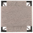 Set de 3 tables à fleurs HWC-N70, table d'appoint table support à fleurs, empilable, métal corde à papier ~ gris