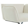 Chaise cantilever HWC-G67, chaise de salle à manger Chaise de cuisine, tissu/textile Öko-Tex MVG ~ crème-beige